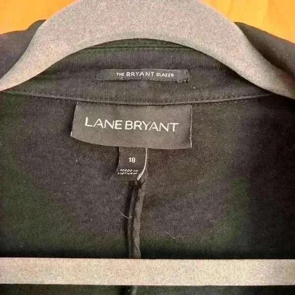 Lane Bryant Blazer Womens Plus size 18 Black Ponte Stretch The Bryant Blazer - Picture 2 of 8